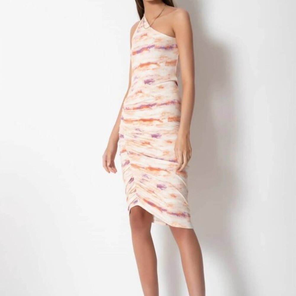 Elegant Multicolor Midi Dress
